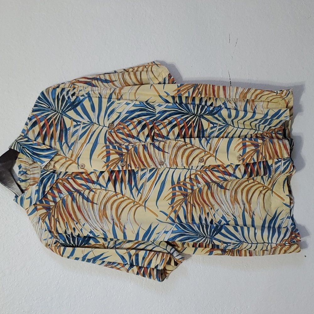 Island Republic A Declaration Style Men's Button Down Shirt Sz XL